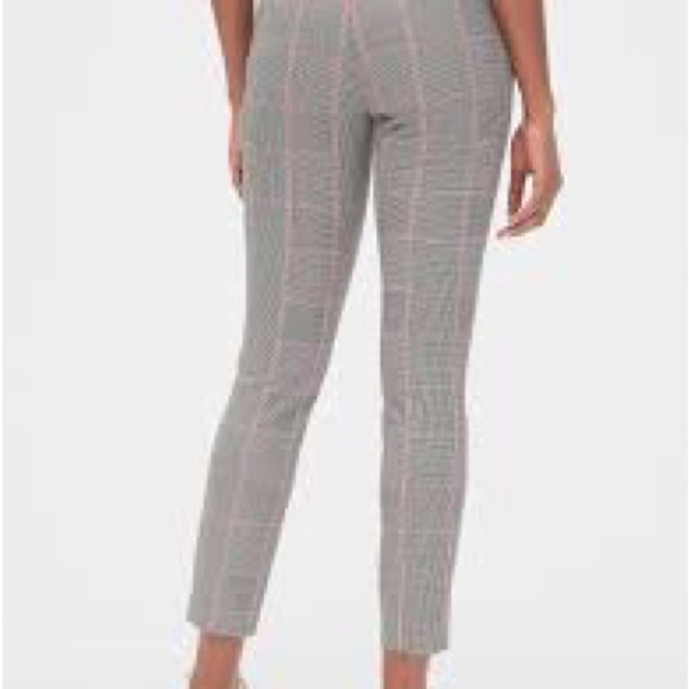 Gap signature skinny ankle black and red plaid women's size 8 - Picture 4 of 10